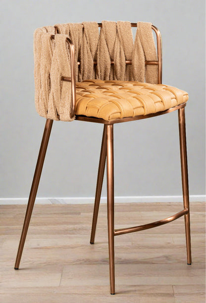 bronze counter chair