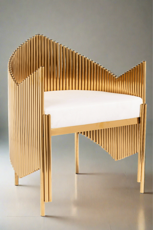  gold statement armchair