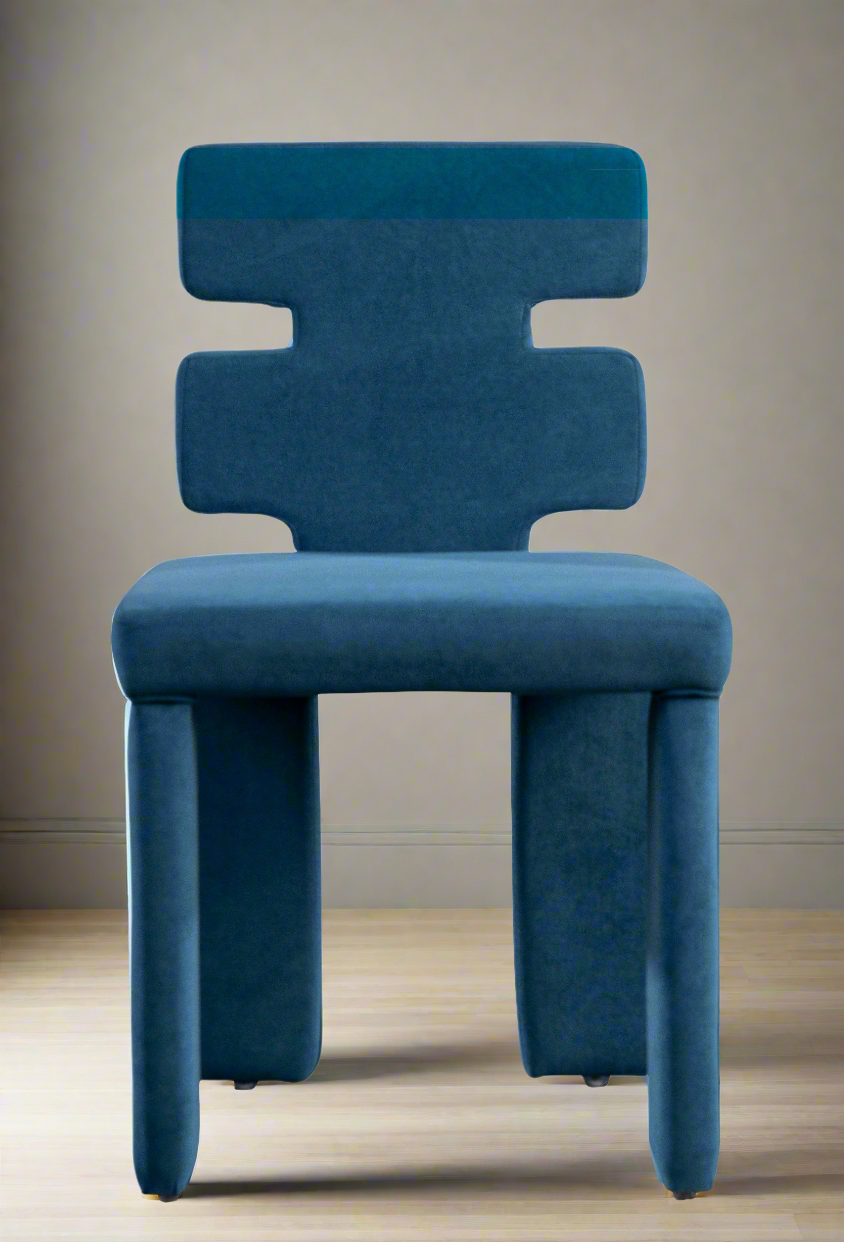 Mya Dining Chair in Blue