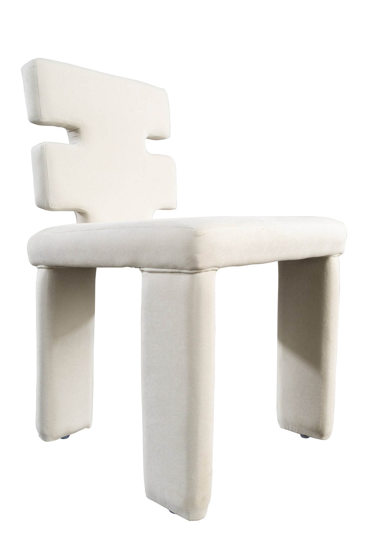 Set of 8 Mya Dining Chairs in White