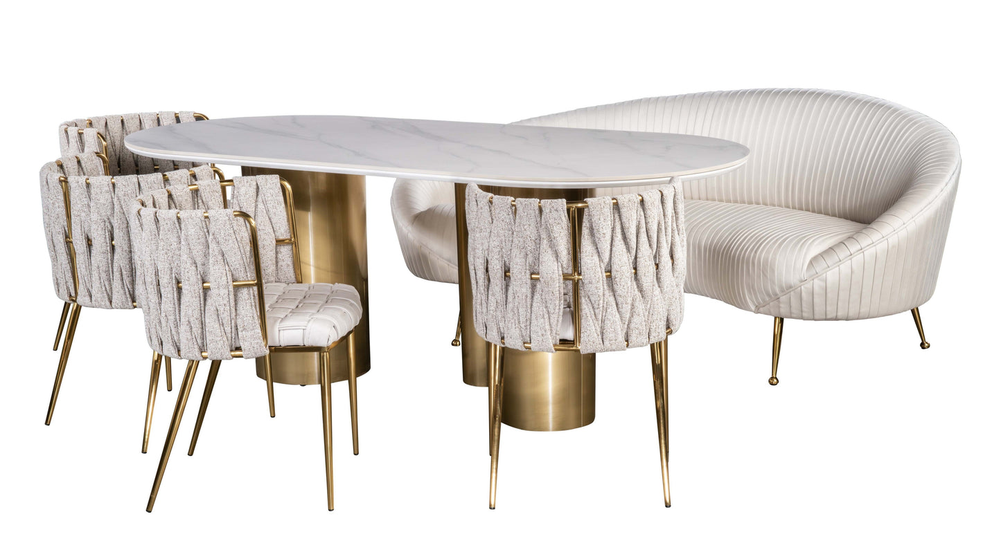 elegant modern dining table set