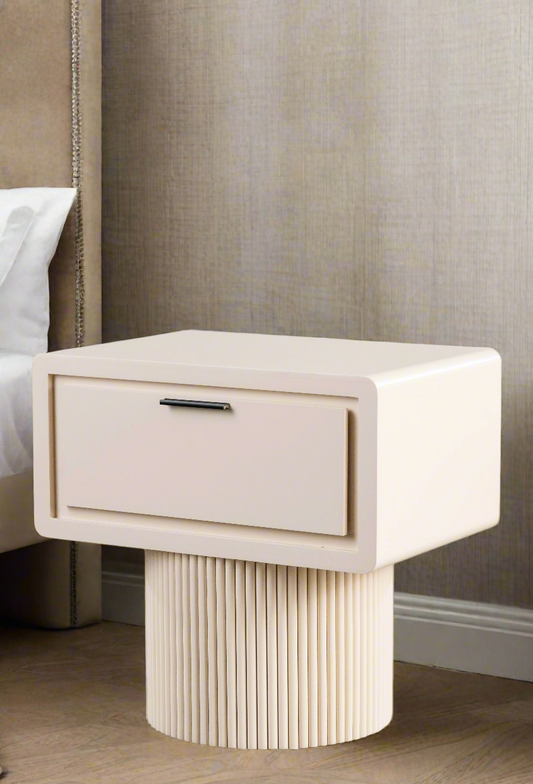 fluted nightstand