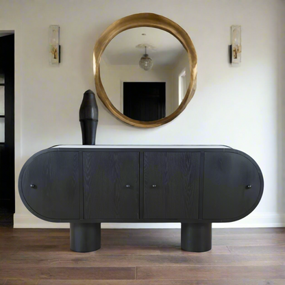 Dot Black Sideboard