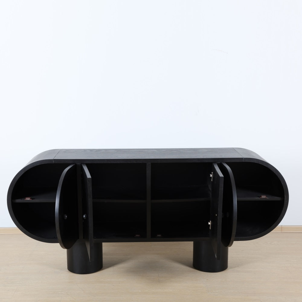 Dot Black Sideboard