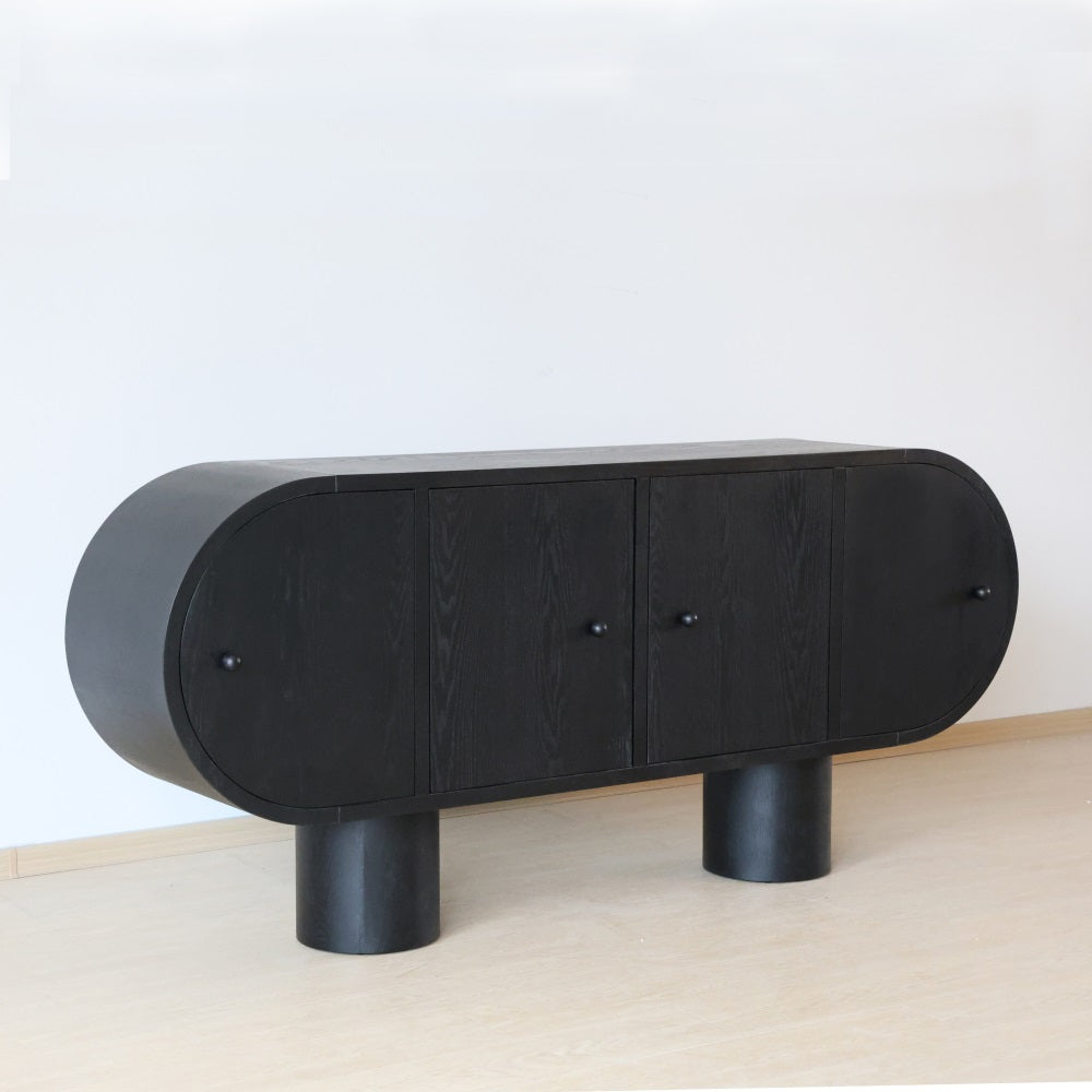 Dot Black Sideboard