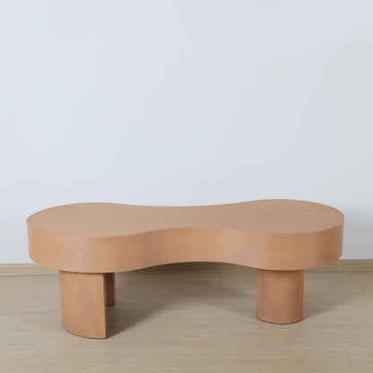 Devi Free Form Wood Coffee Table