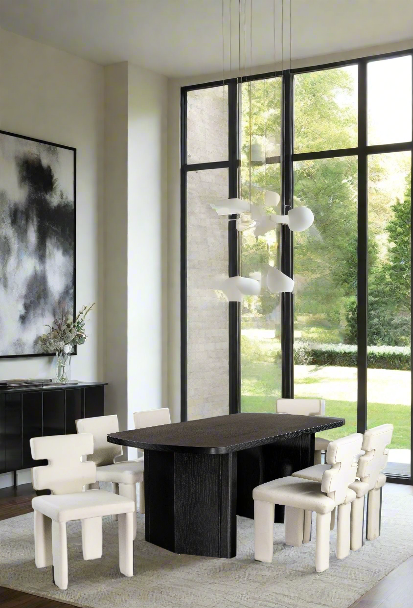 contemporary dining room set for 6