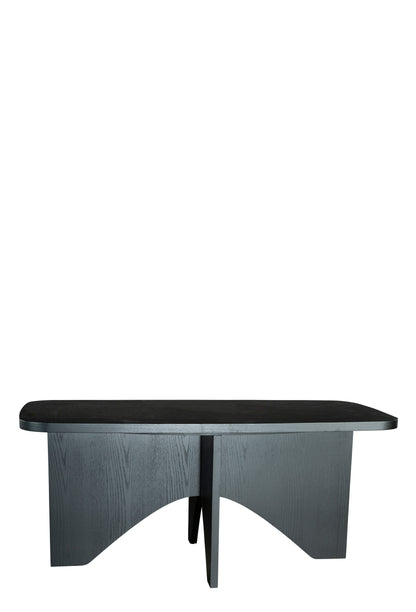 Finneas Rectangular Dining Table in Black