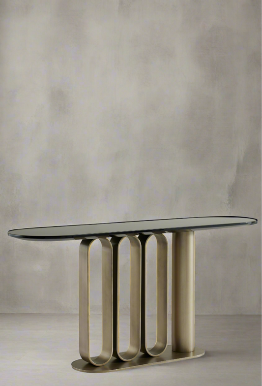 modern architectural console table