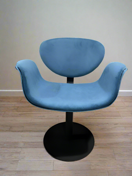 Tulip Swivel Chair in Blue