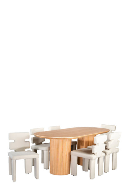 Mya Dining Chair in White