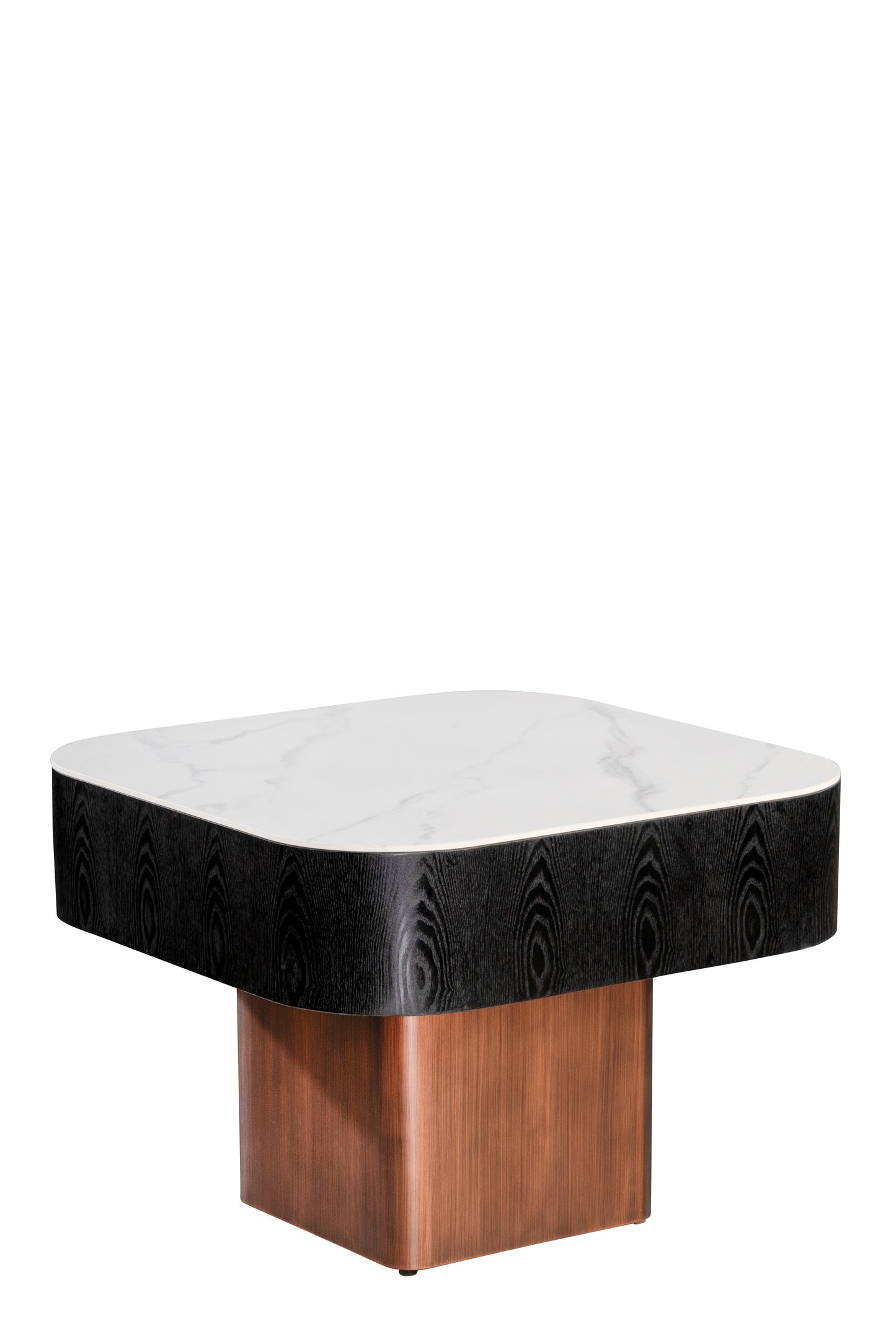 Styles Ceramic Top End Side Table  with Storage