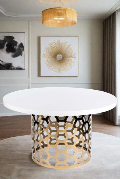 contemporary round kitchen table