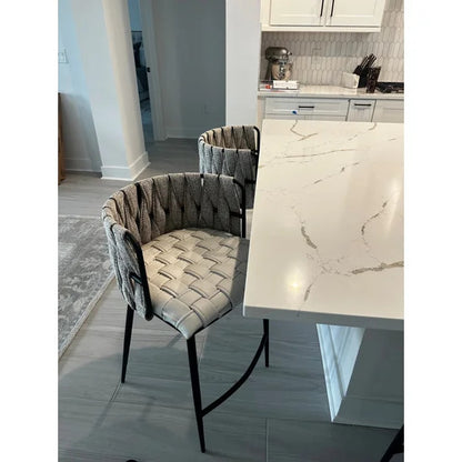 Milano Counter Chair in Off White