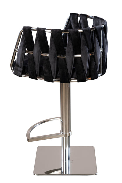 black swivel kitchen counter stool