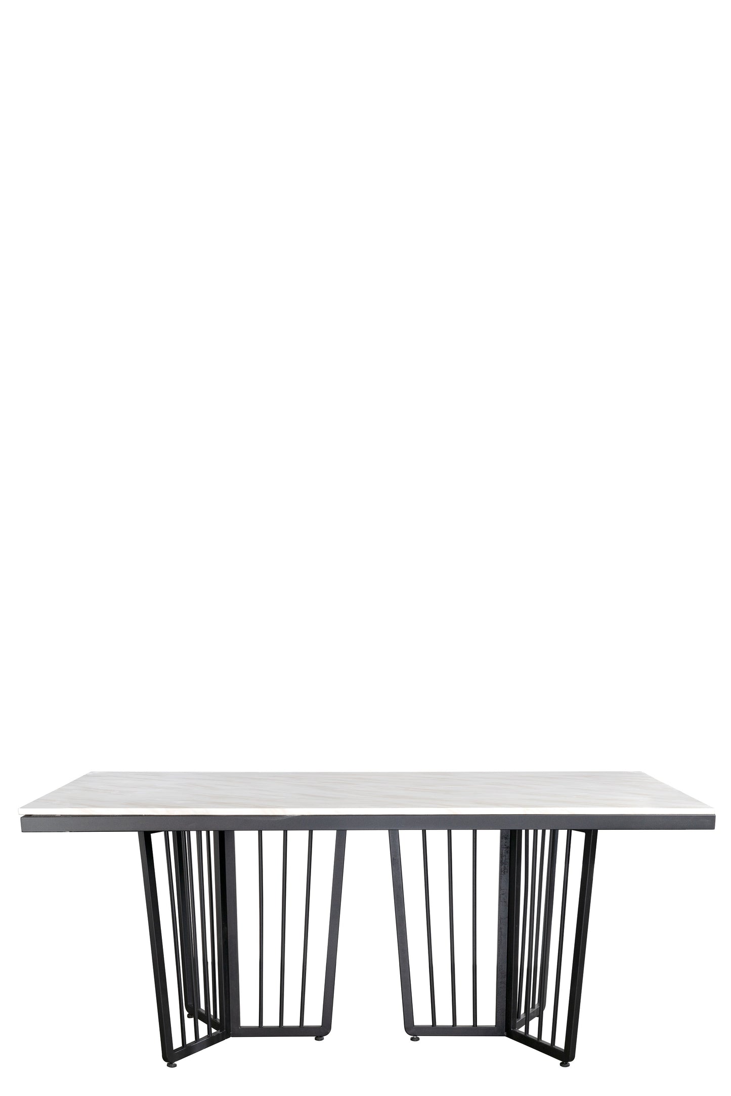 Marble top luxury dining table for 6