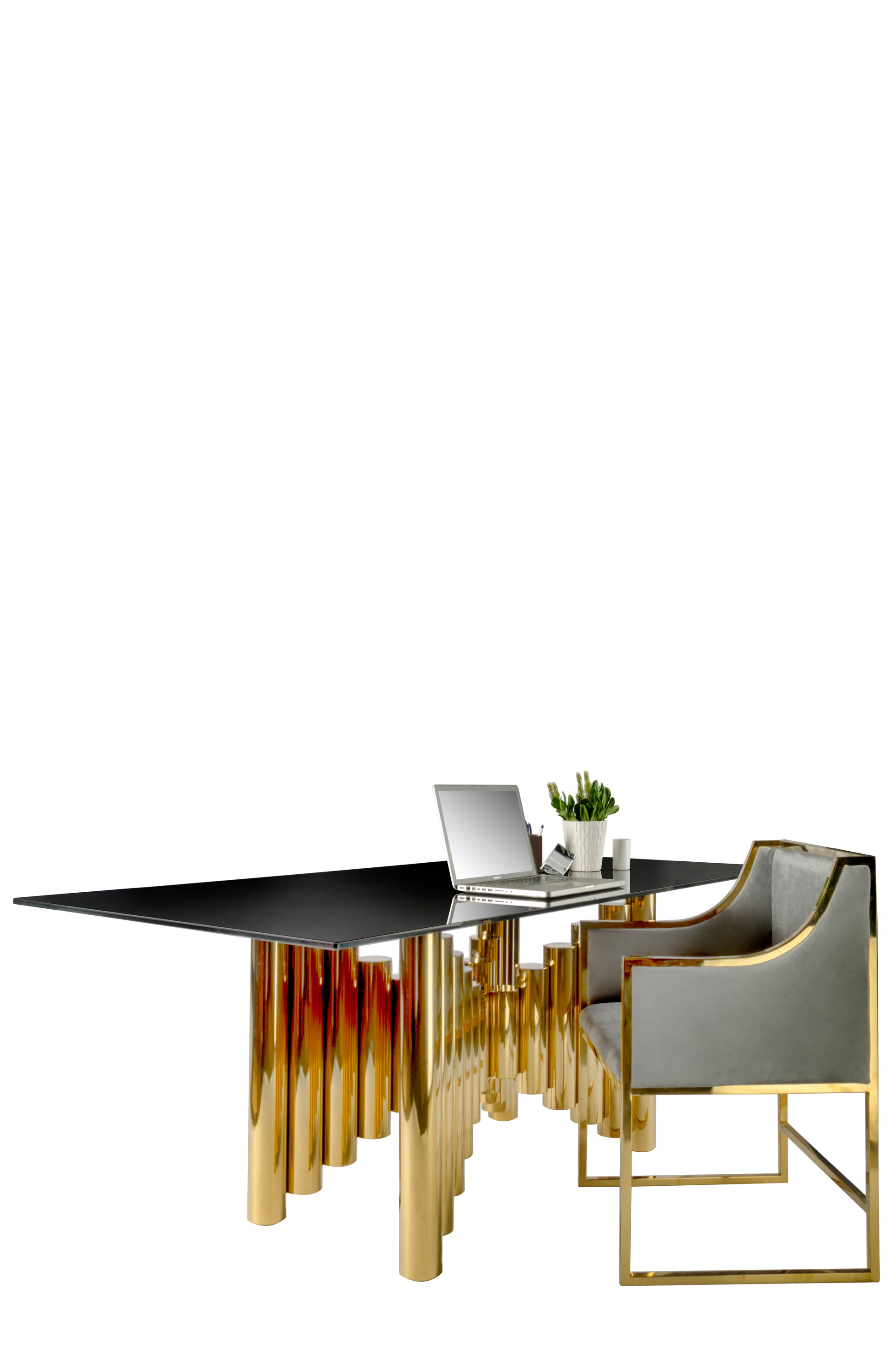 modern glam desk