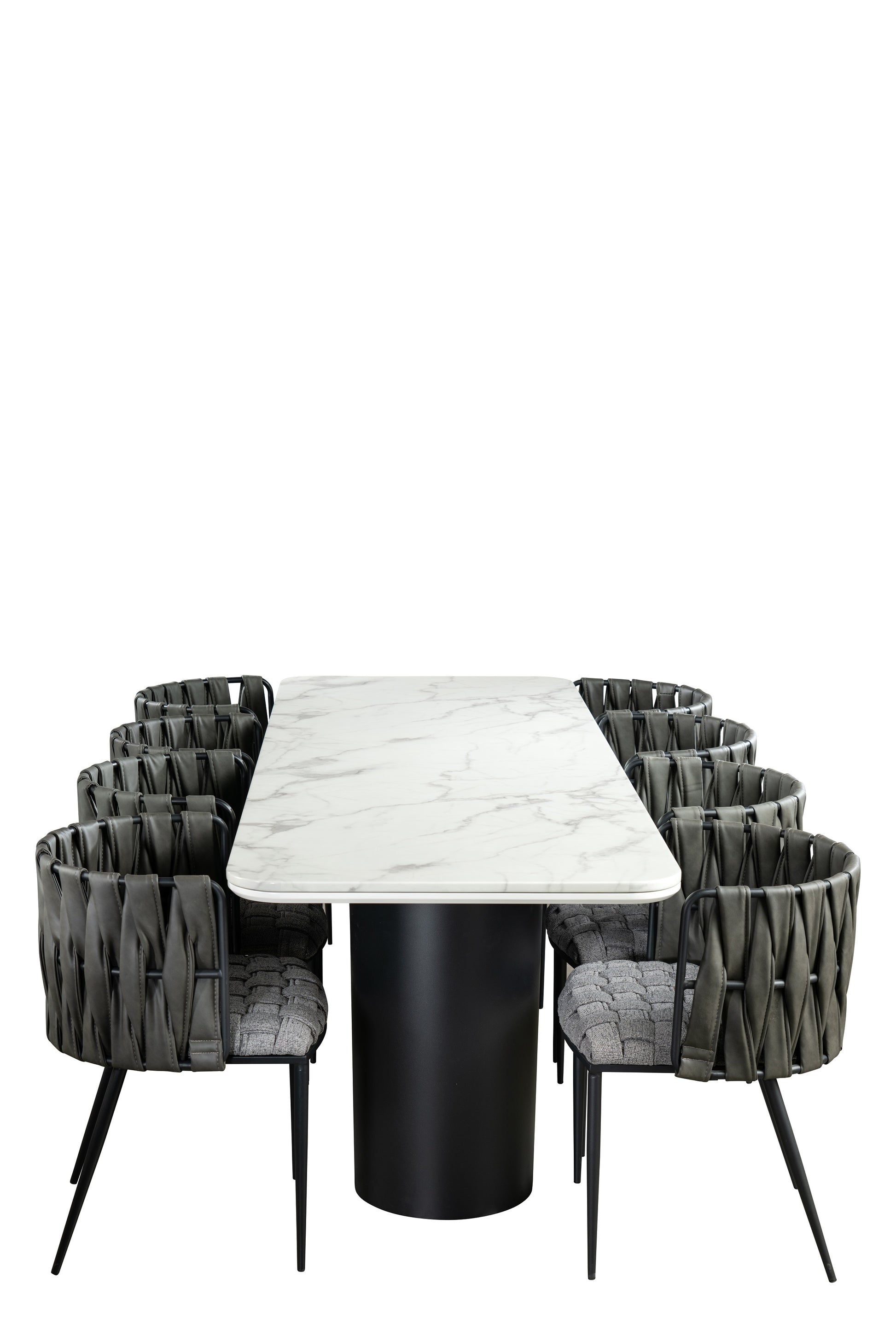 modern dining table set with chairs